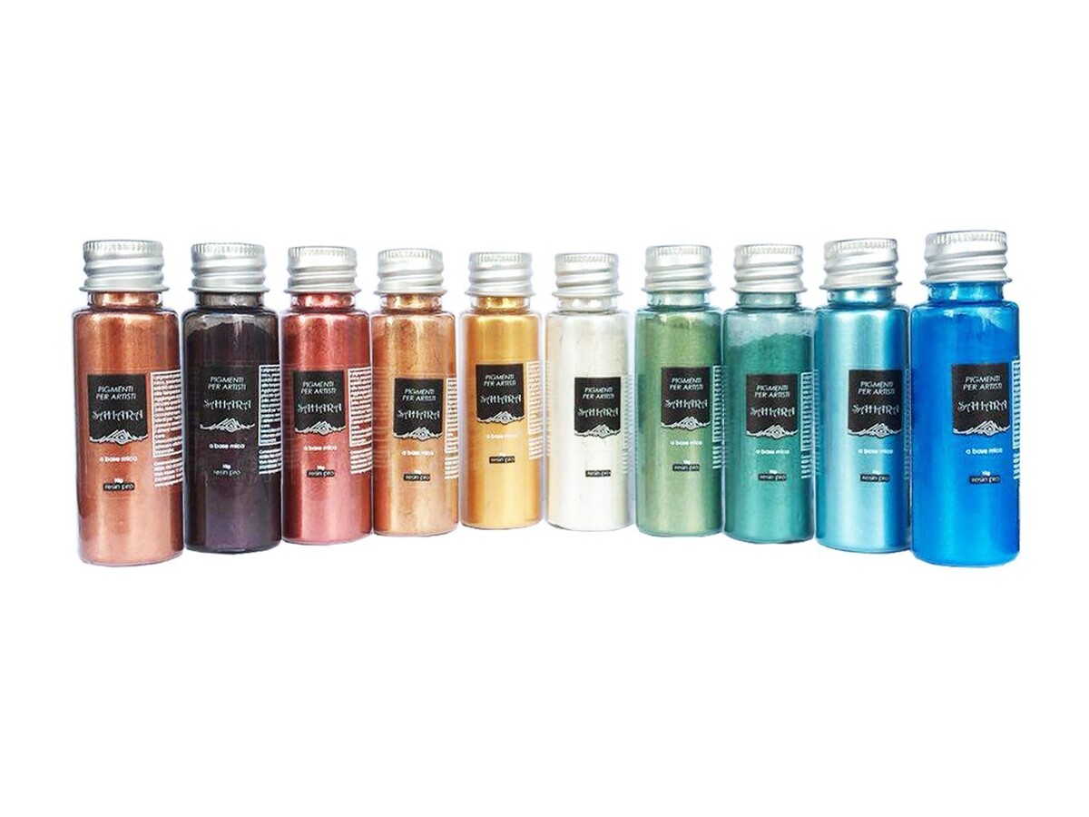 Set SAHARA Pigments Métalliques | RESIN PRO SASU