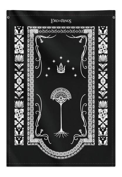 The Lord Of The Rings - White Tree Of Gondor - Drapeau