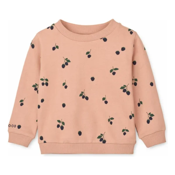 Sweat Thora Baies Coton Bio | Rose