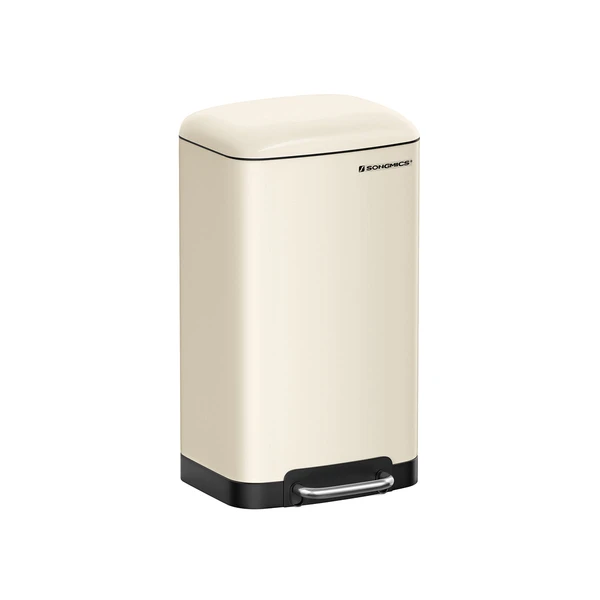 Poubelle 30L avec pédale en acier