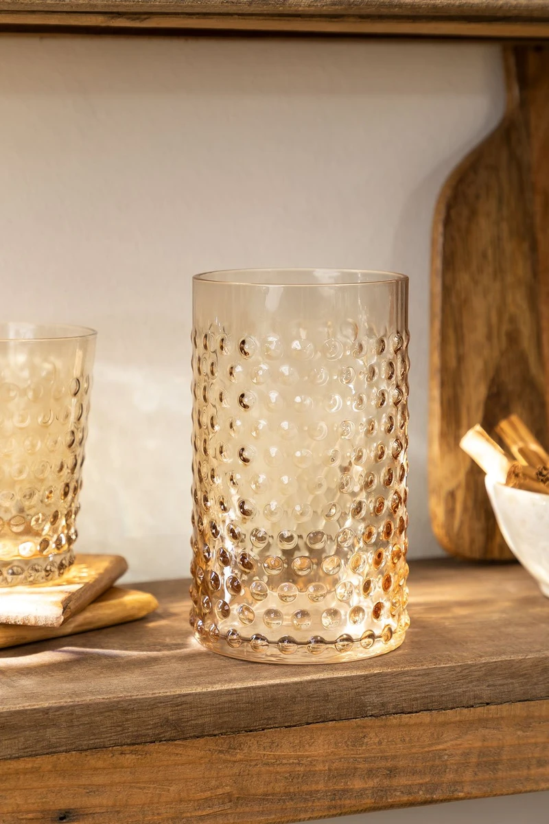 Pack de 4 Verres de Rafraîchissement en Verre 70 cl Ticris