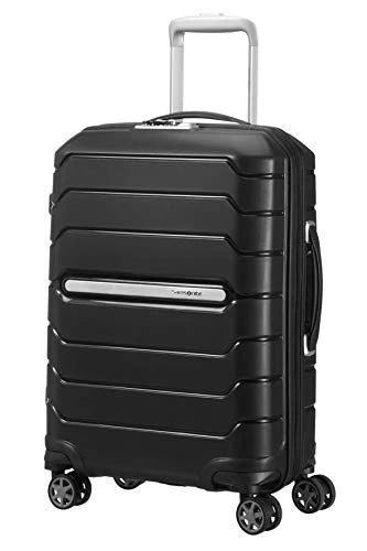 Samsonite Flux - Spinner S Extensible Hand, 55 cm, 44 L, Noir (Noir)