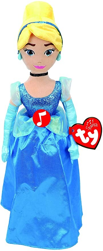 TY - Disney Princesses - Peluche Musicale Cendrillon 40 cm, TY02412 : Amazon.fr: Jeux et Jouets