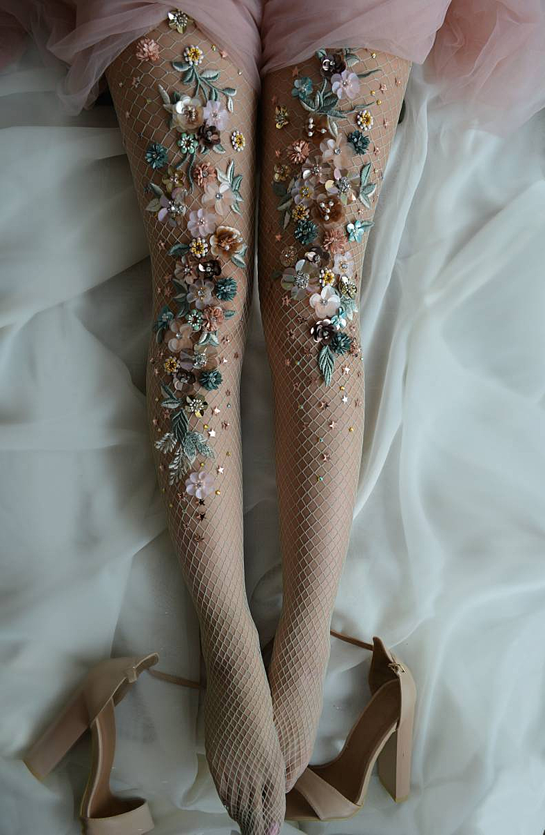 Wild Flowery Tights
