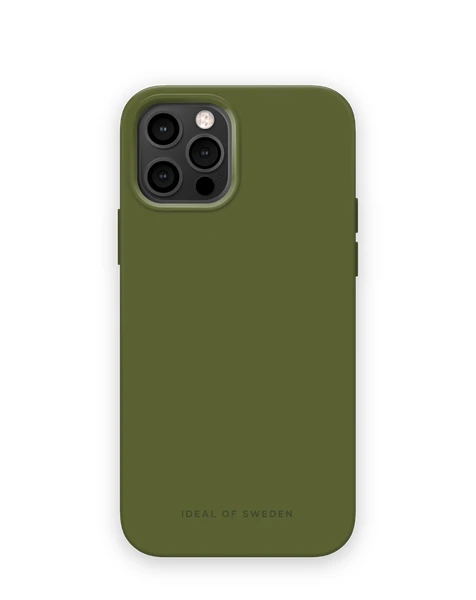 Silicone Case MagSafe iPhone 12 Pro Khaki | IDEAL OF SWEDEN