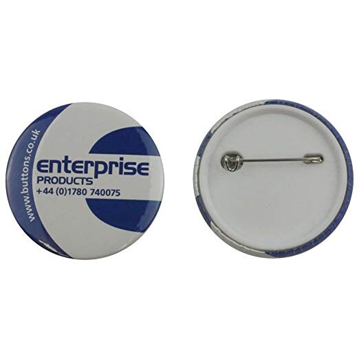 Enterprise Products - Badges avec épingle de sûreté - 250 pièces - 45mm: Amazon.fr: Fournitures de bureau