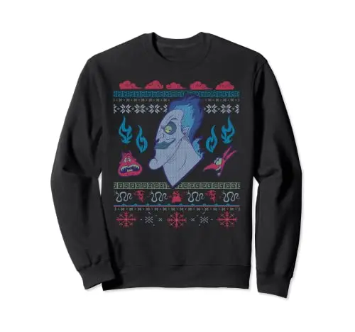 Disney Villains Hercules Hades Ugly Christmas Sweater Sweatshirt