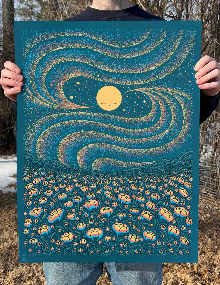 "Moonlet" Print