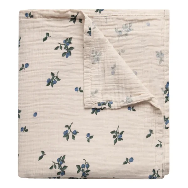 Lange Blueberry en mousseline de coton | Ivoire