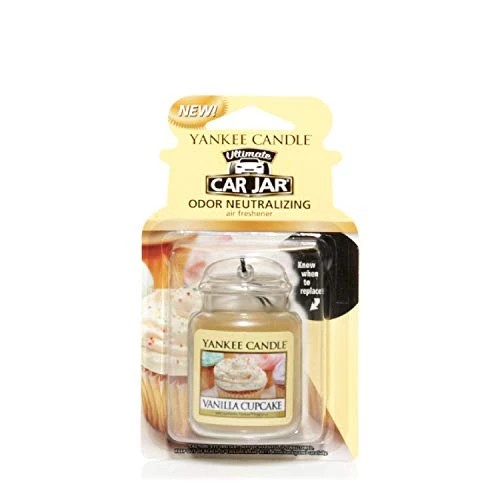 Yankee Candle parfum pour voiture Car Jar Ultimate, Gâteau à la vanille