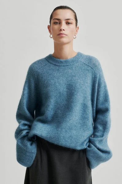 Brookline Knit Raglan O-Neck