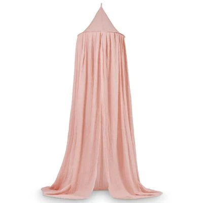 Ciel de lit rose pâle (245 cm) - Reconditionné