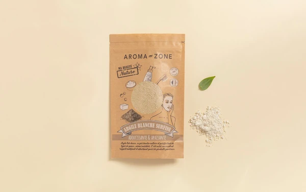 Argile blanche surfine (Kaolin) - Remplace le talc qui contient de l'amiante