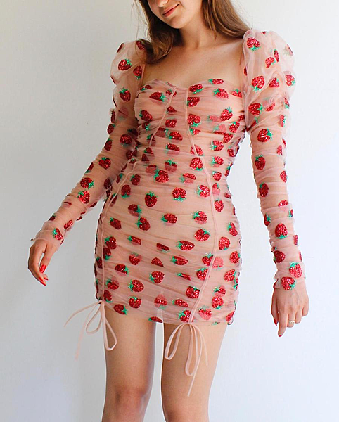 Strawberry Mini Dress