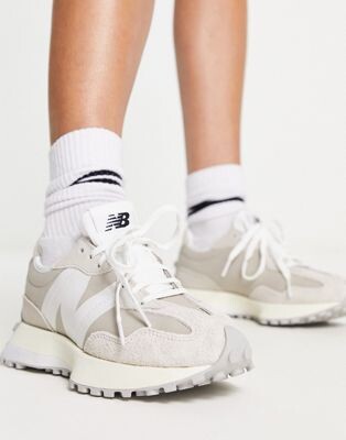 New Balance -  327 - Baskets - Blanc cassé