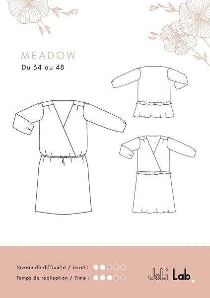 Robe/blouse Meadow - Patron Couture PDF
