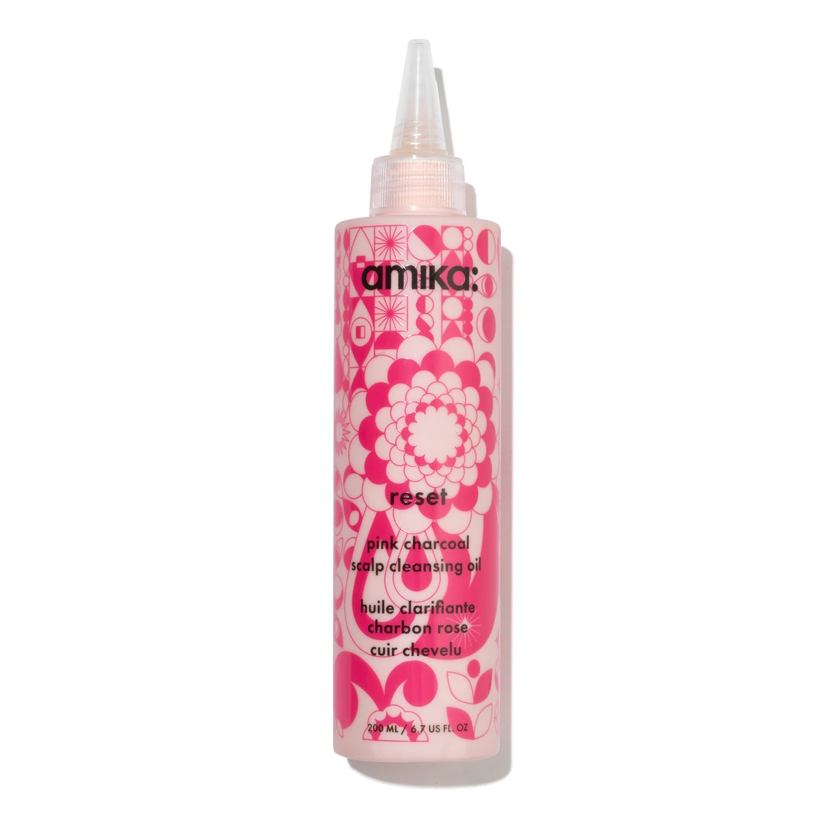 Reset pink charcoal scalp cleansing oil