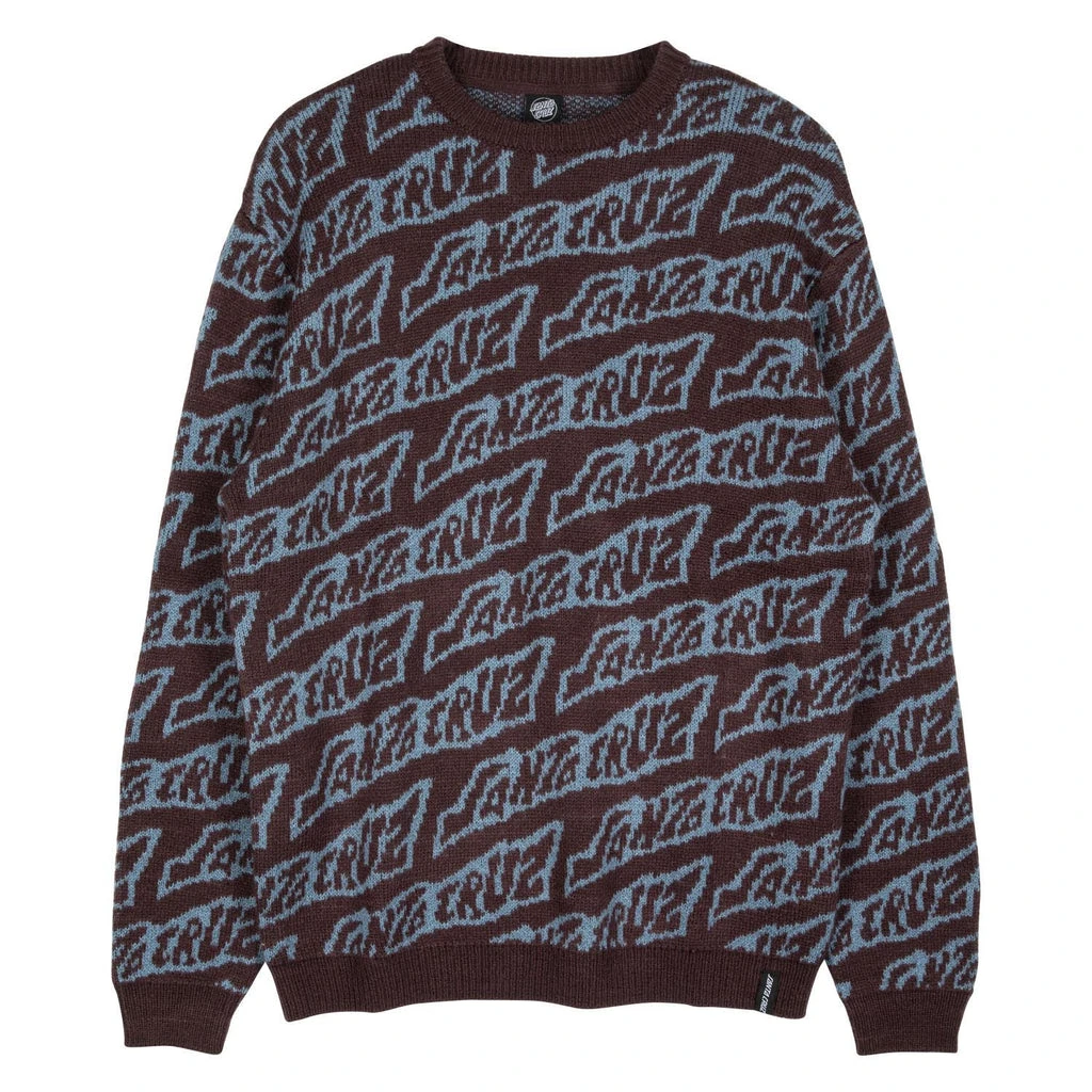 Creep Repeat Mens Santa Cruz Crew Sweater