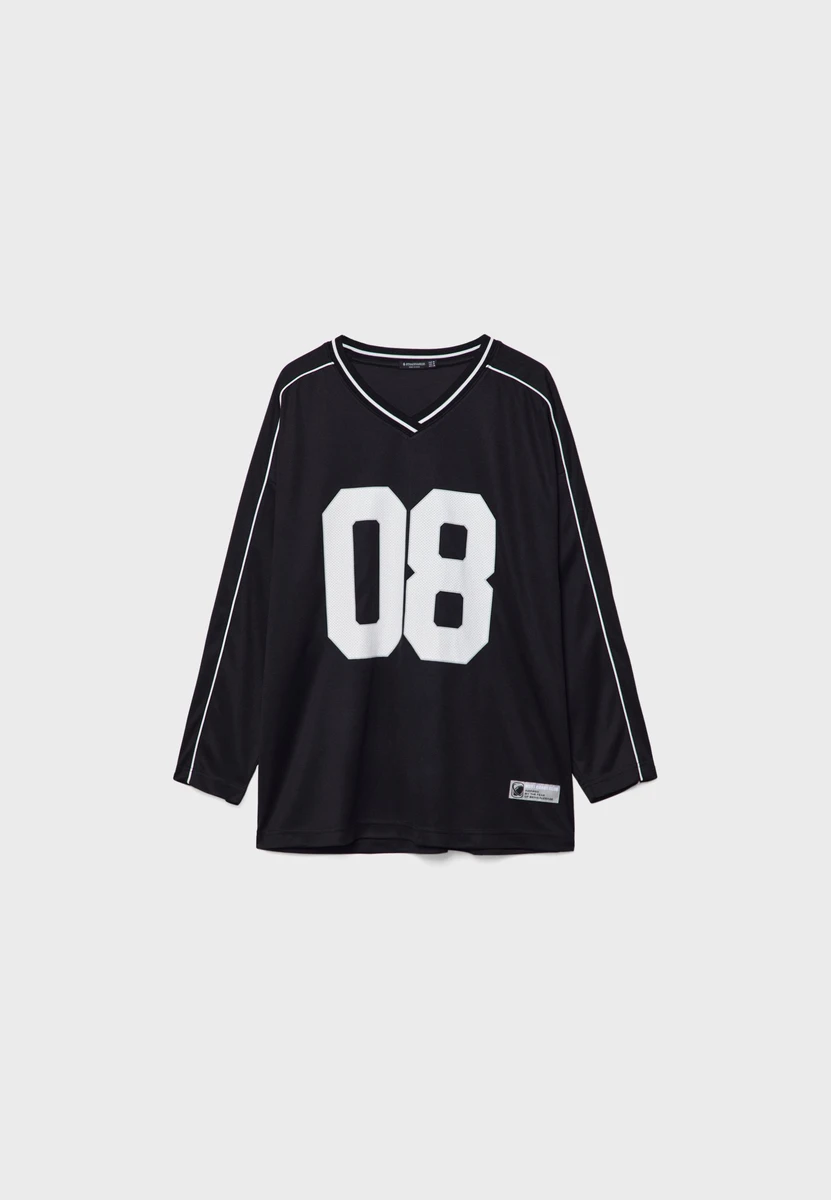 T-shirt oversize avec chiffre
