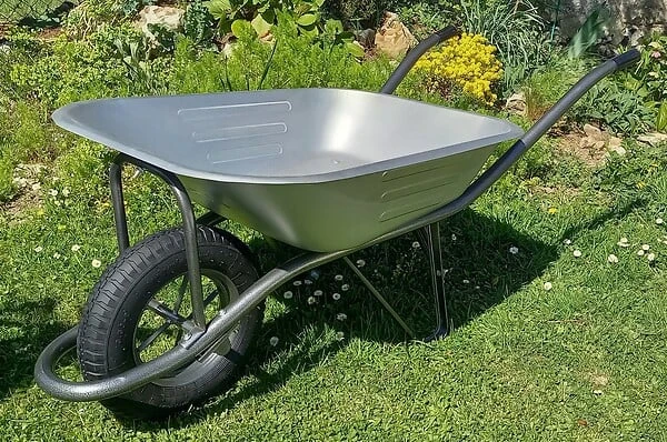 Brouette de bricolage - Acier galvanisé - 90L