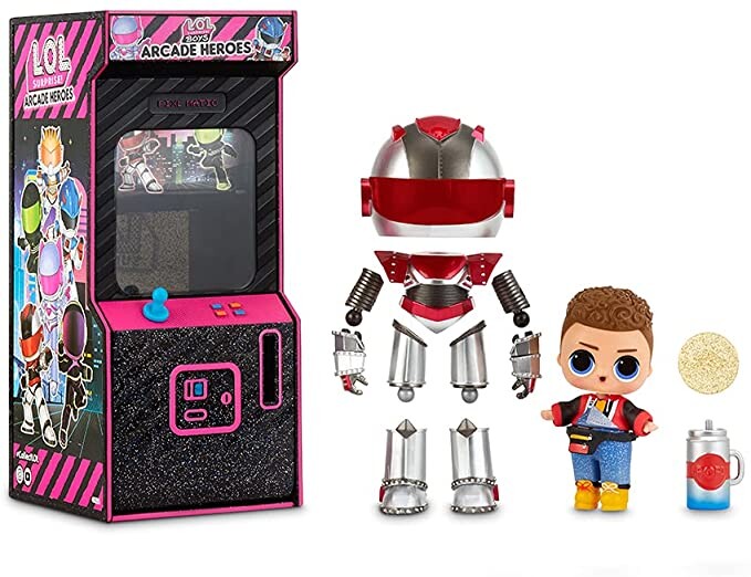 LOL Surprise Garçons Héros d'Arcade - Figurine d'action - Avec 15 surprises, costumes de héros 6 pièces & accessoires : Amazon.fr: Jeux et Jouets