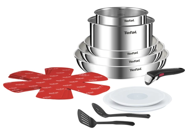 Ingenio Emotion, Batterie de cuisine 13pcs, Inox, Induction