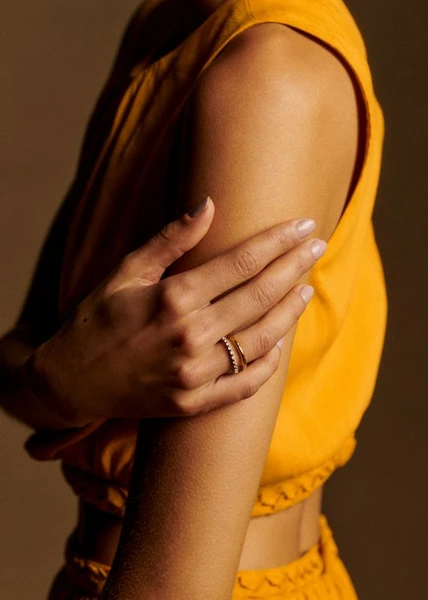 Bague Loris - Doré - Laiton recyclé - Sézane