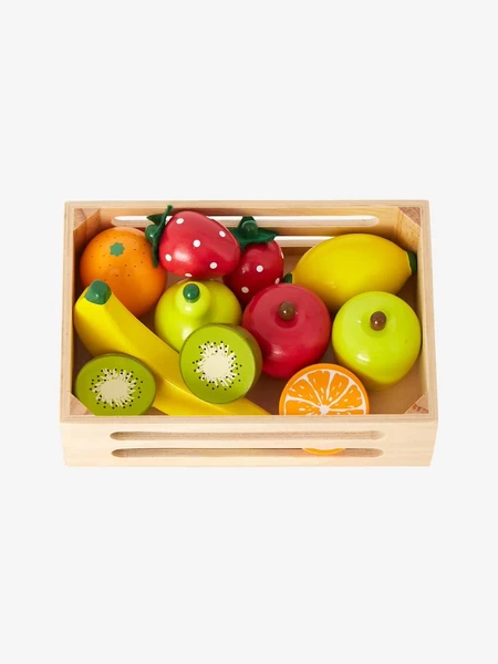Cagette de fruits en bois FSC® pour dinette - multicolore, Destination Soleil
