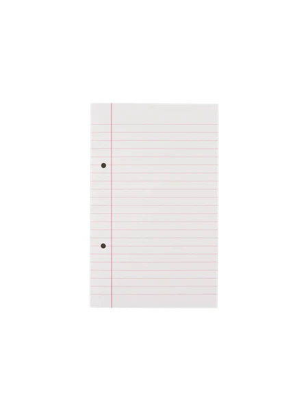 Bloc-notes A5 perforé | Papier. | White