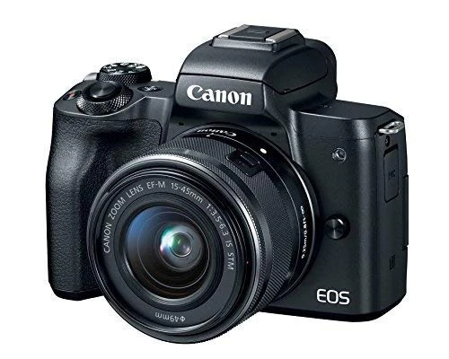 Canon | EOS M50 Mirrorless Camera Kit w/EF-M15-45mm and 4K Video (Black) 