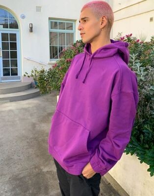 ASOS DESIGN - Hoodie oversize (ensemble) - Violet délavé | ASOS