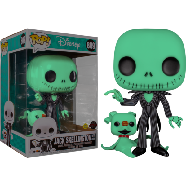 Funko Pop! Disney 809 - Jack Skellington With Zéro 10