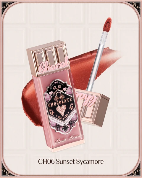 — flowers knows, chocolate wonder-shop lip cream (CH06 sunset sycamore)