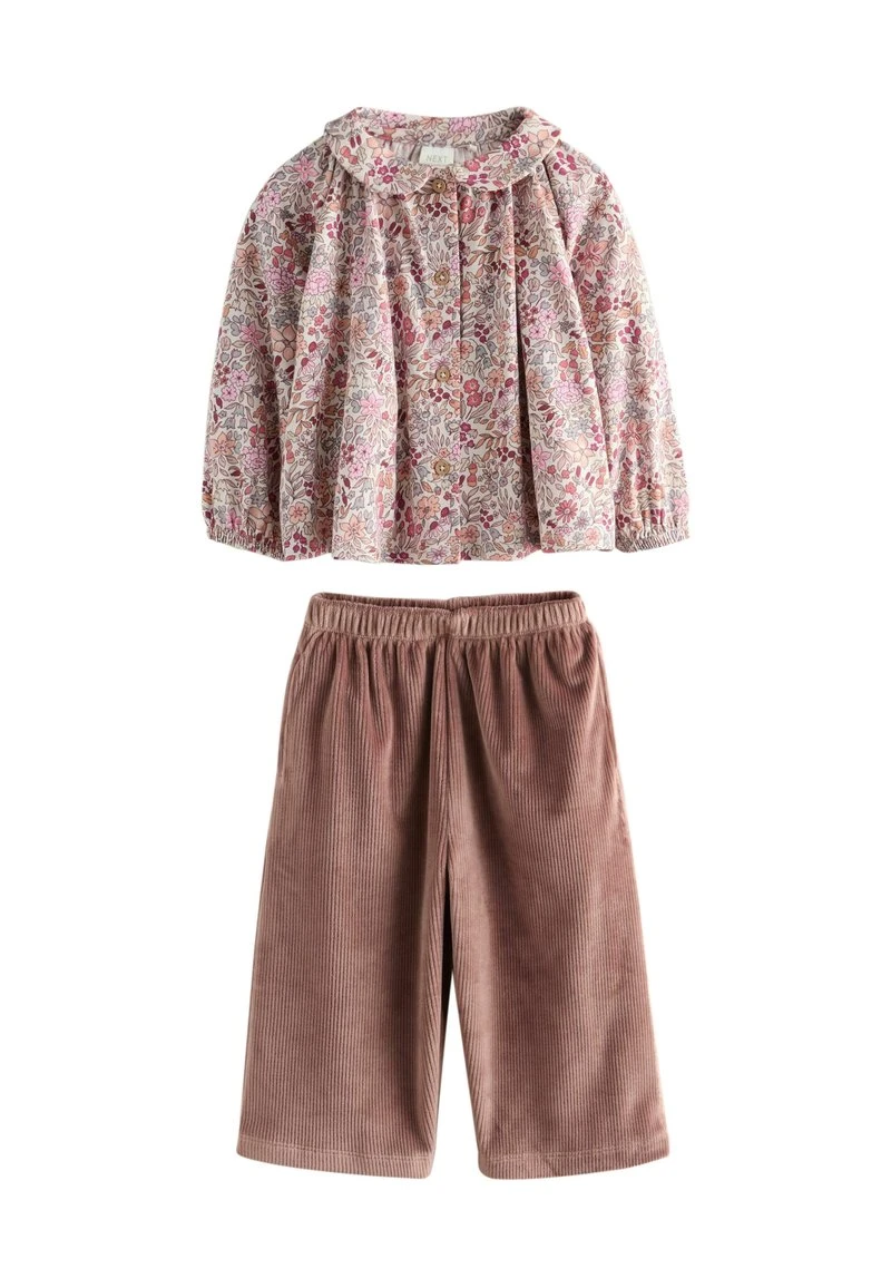 SET - Pantalon classique - purple ditsy floral