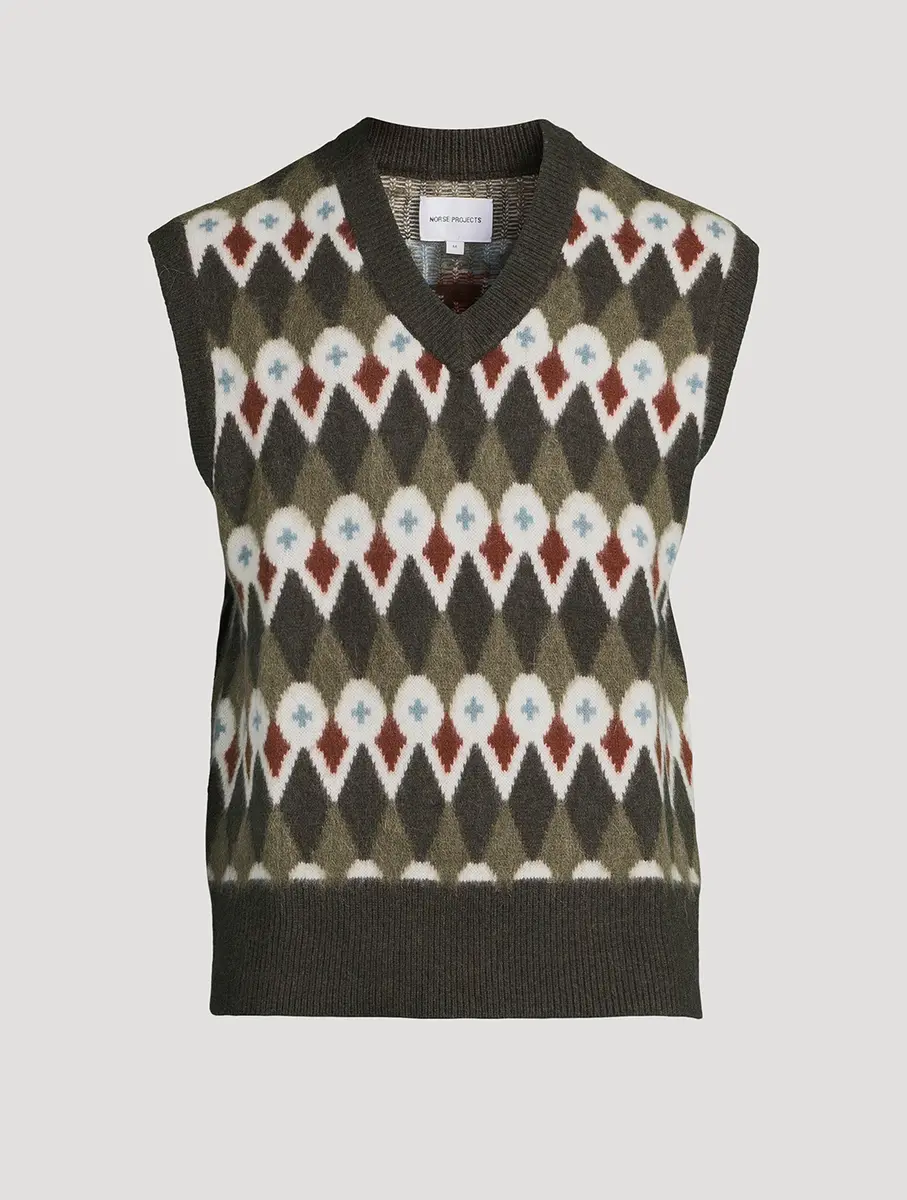 Débardeur Melvin à motif Fair Isle