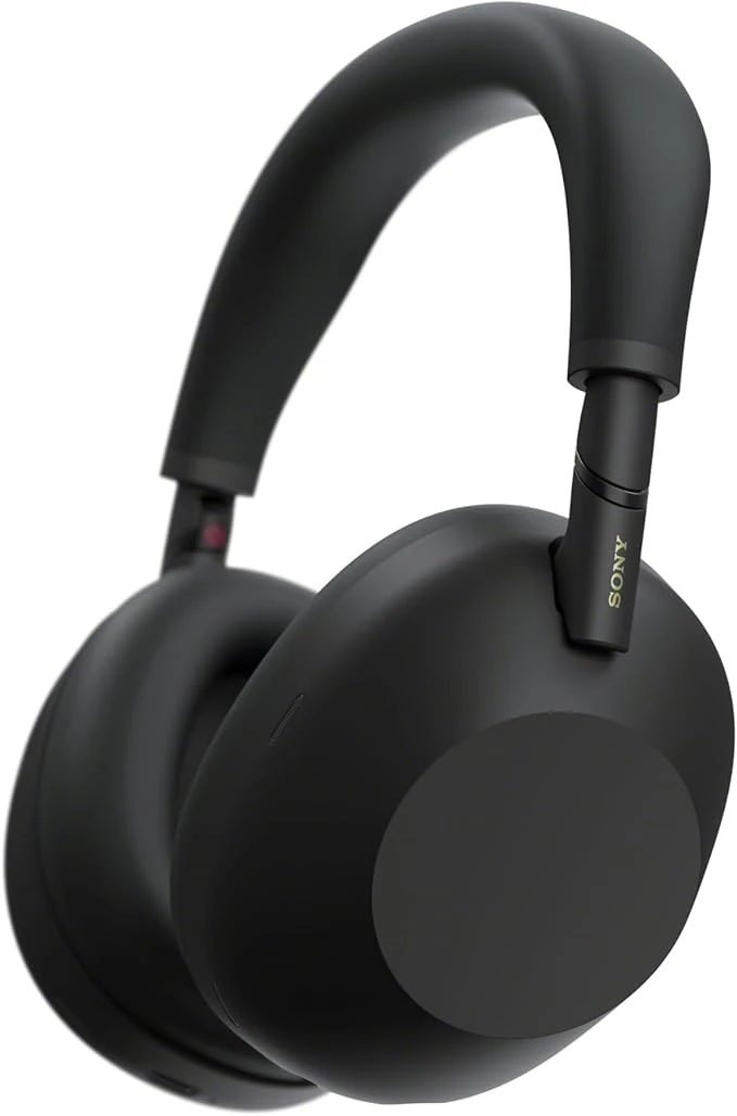 Sony WH-1000XM6 Casque sans-Fil Bluetooth à réduction de Bruit Noir, Son Hi-Res Unique, Confortable, Conception Pliable, Etui résistant, 30h Autonomie, iOS & Android - Noir