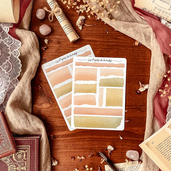 Grande planche d'encarts Marché d'Automne