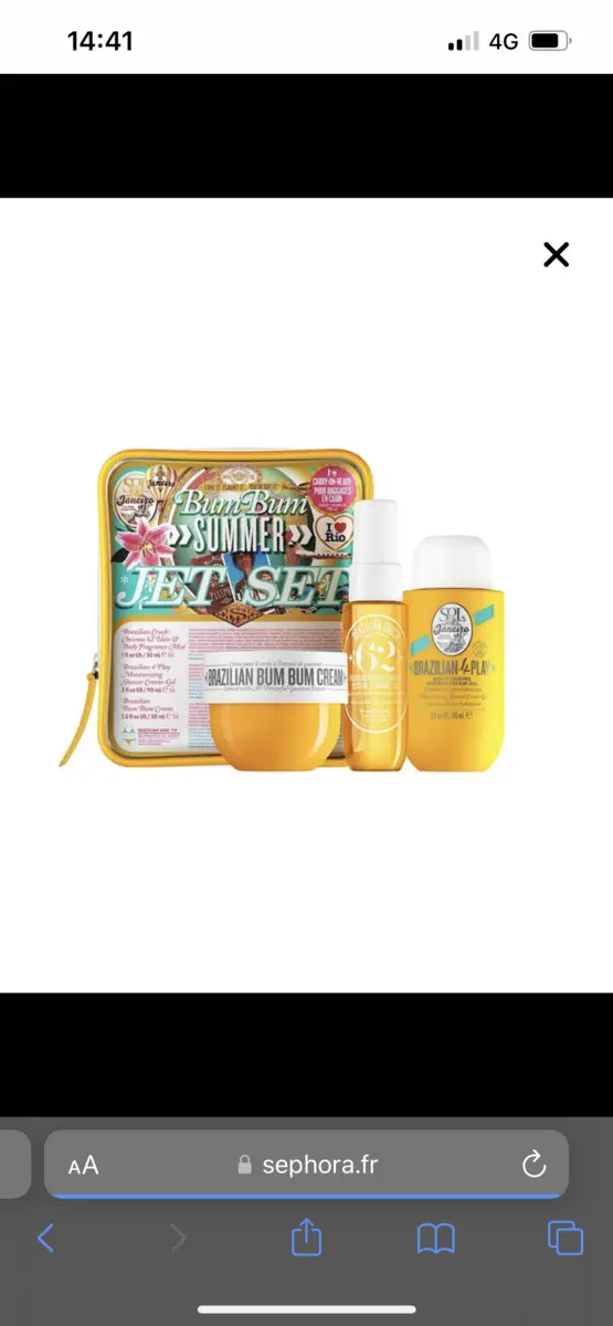 Bum Bum Jet Set - Coffret soin corps