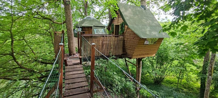 Cabane perchée 