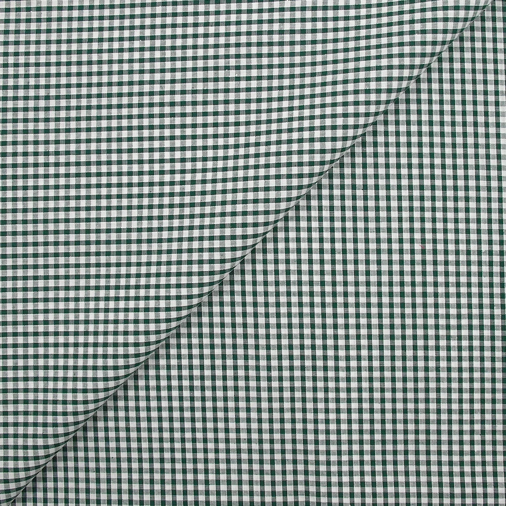 Coton Vichy 3mm vert foncé
