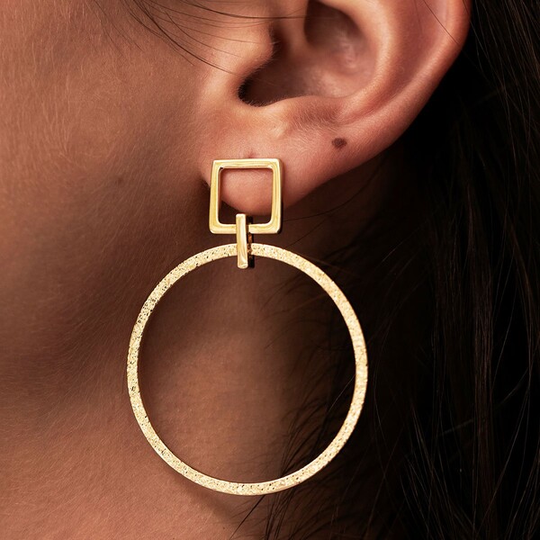 Boucles d'oreilles pendantes Lexane