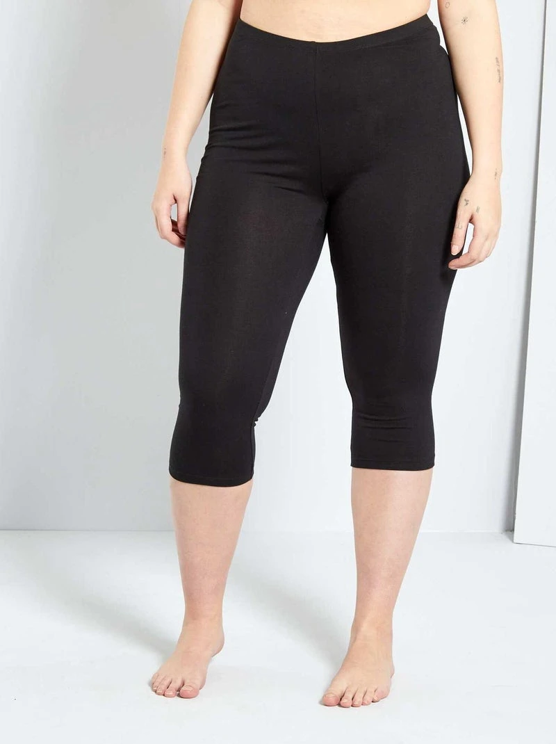 Legging court en maille