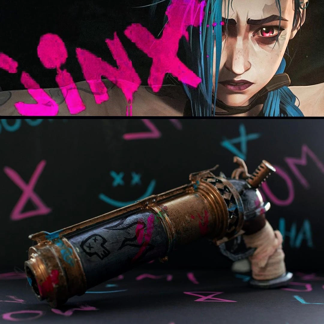 Pistolet Arcane Jinx League of Legends