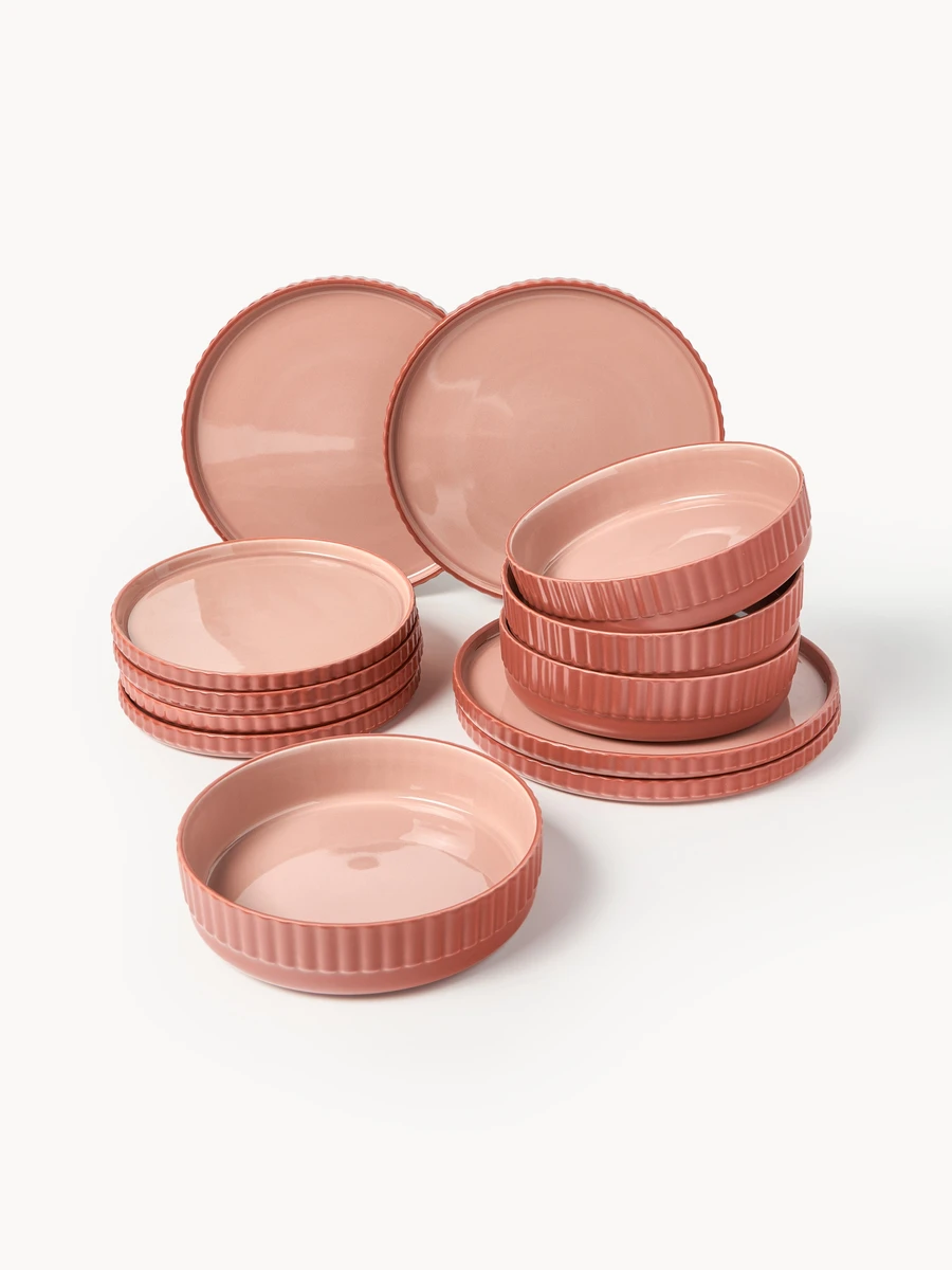 Service de table Napari, 4 personnes (12 pièces) | Westwing