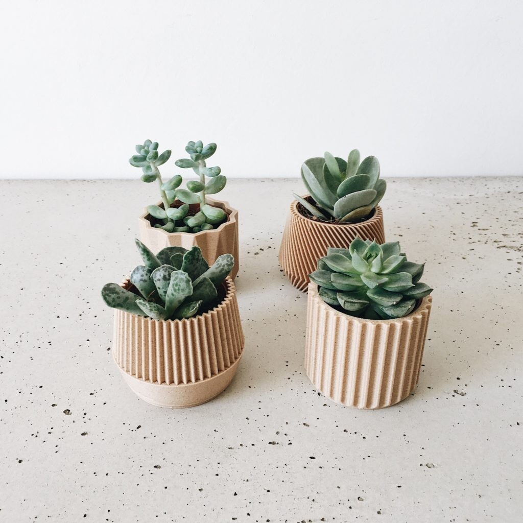 Set de 4 pots Oslo Origami Kobe - ETHIQ