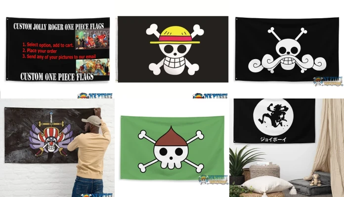 Anime One Piece Flags Jolly Roger