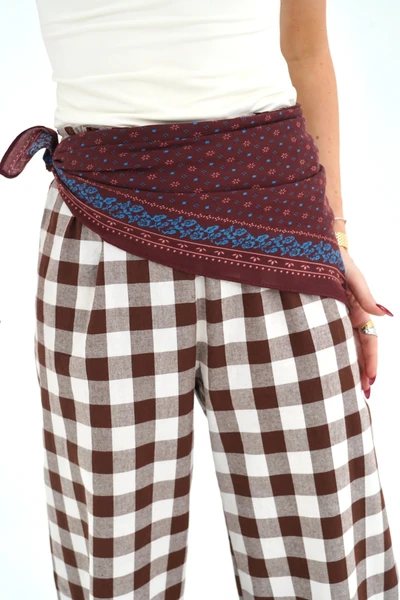 Foulard Joy bordeaux