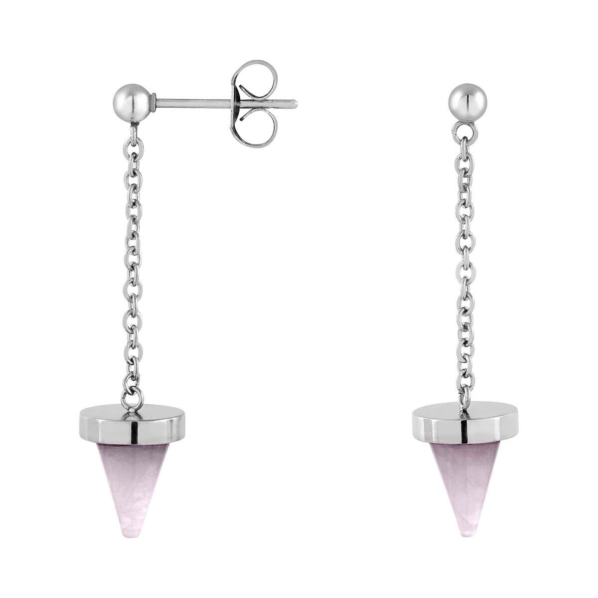 Boucles d'oreilles  en Acier