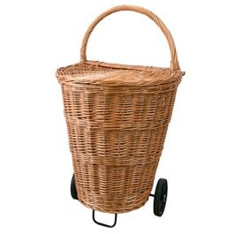 Chariot de courses, joncs de saule