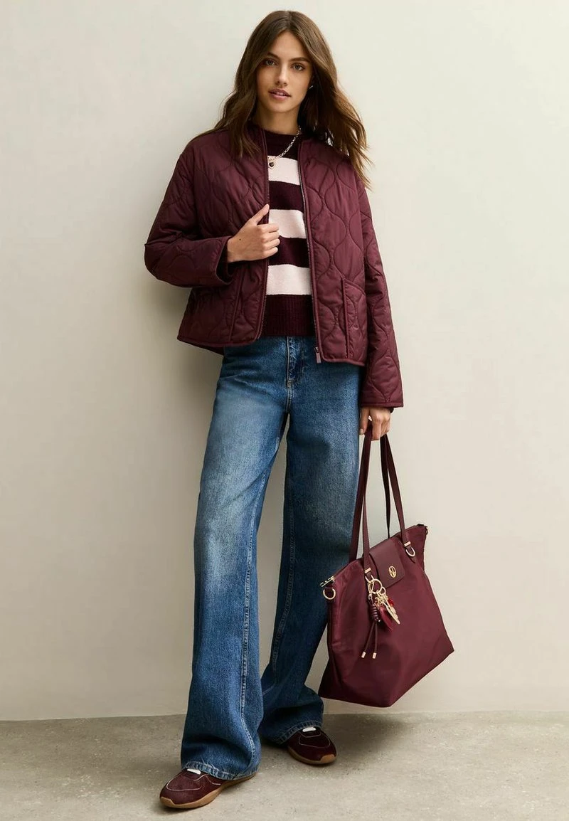 QUILTED PADDED - Veste mi-saison - burgundy
